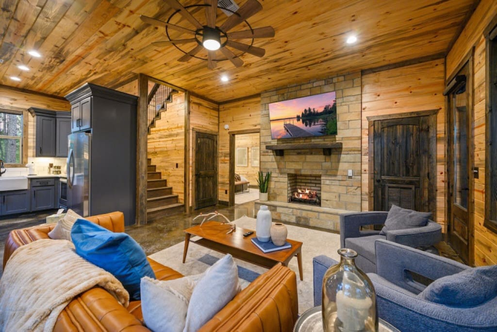 Unplugged's living area.