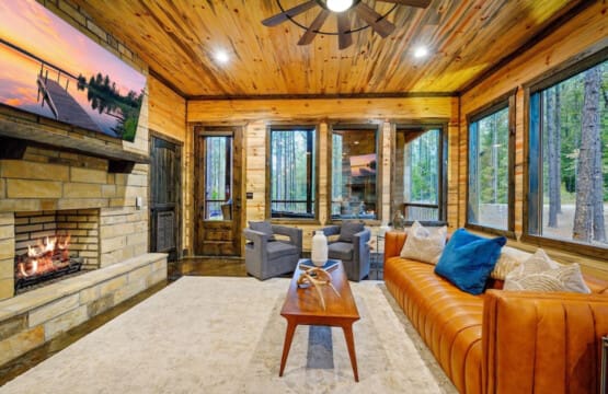 Gather 'round the hearth for comfort and conversation.