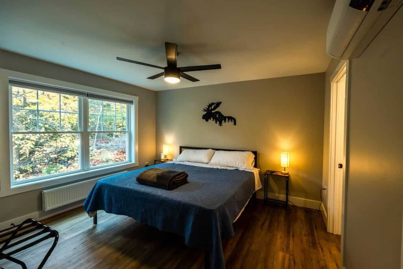 The canvas of peaceful slumber.