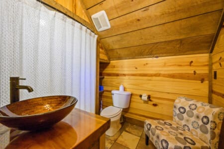 Daydream Chalet Basin: where morning rituals begin.