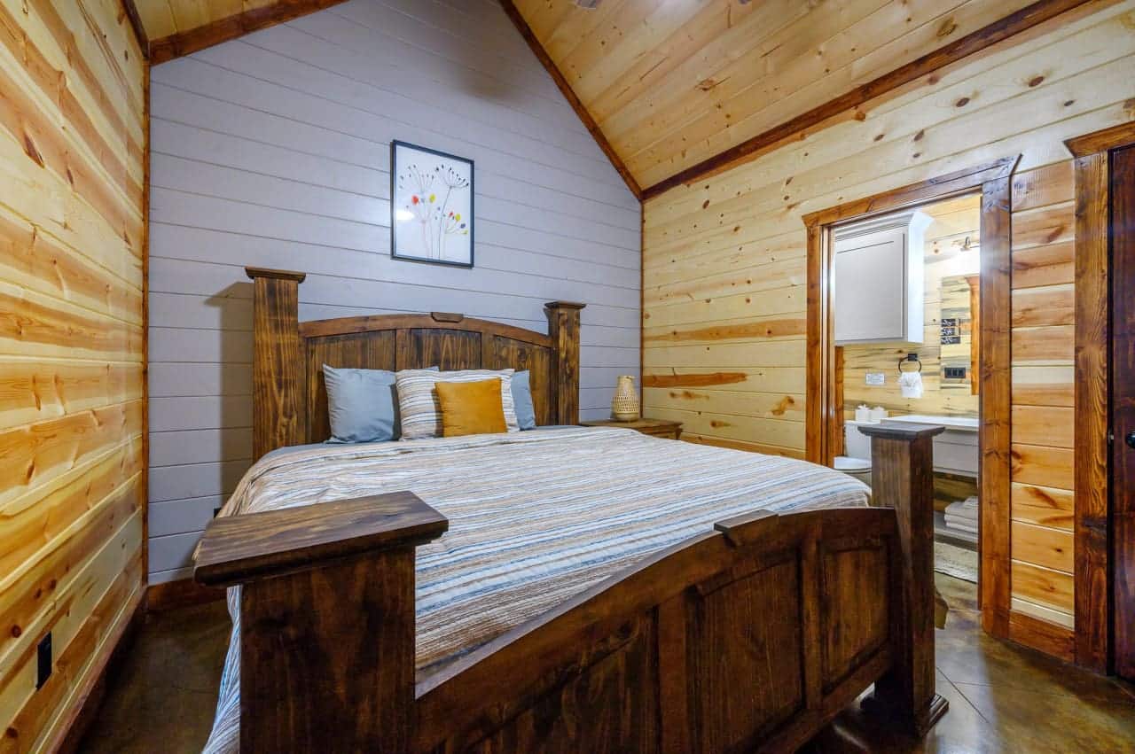 Our cabin bed offers the perfect blend of nature and comfort.