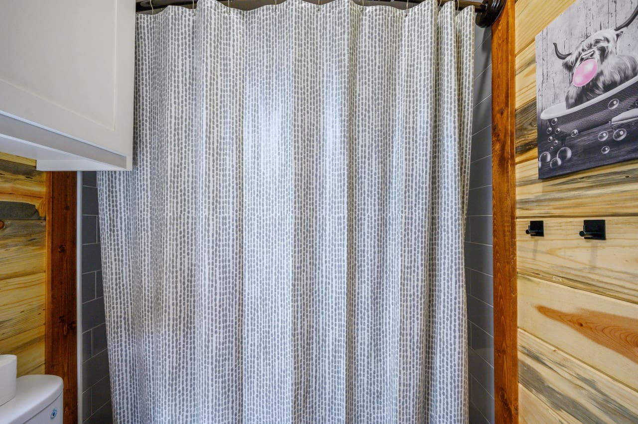 Let this shower curtain be your gateway to relaxation and rejuvenation.