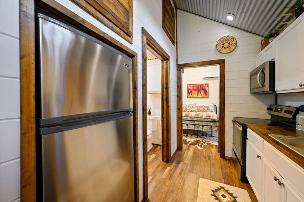Woodsy vibes and hearty bites in our cabin kitchen.