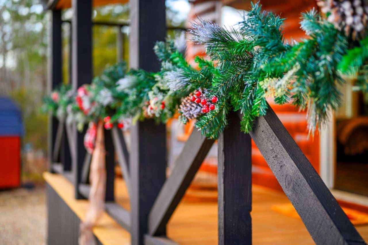 Our balcony is a holiday delight!