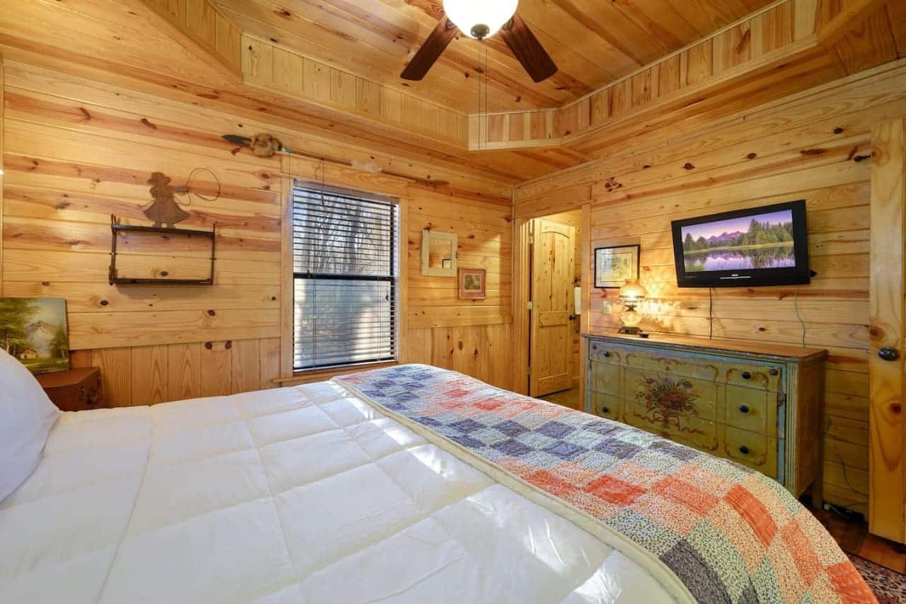 Discover the true meaning of 'home sweet home' in our inviting bedroom.