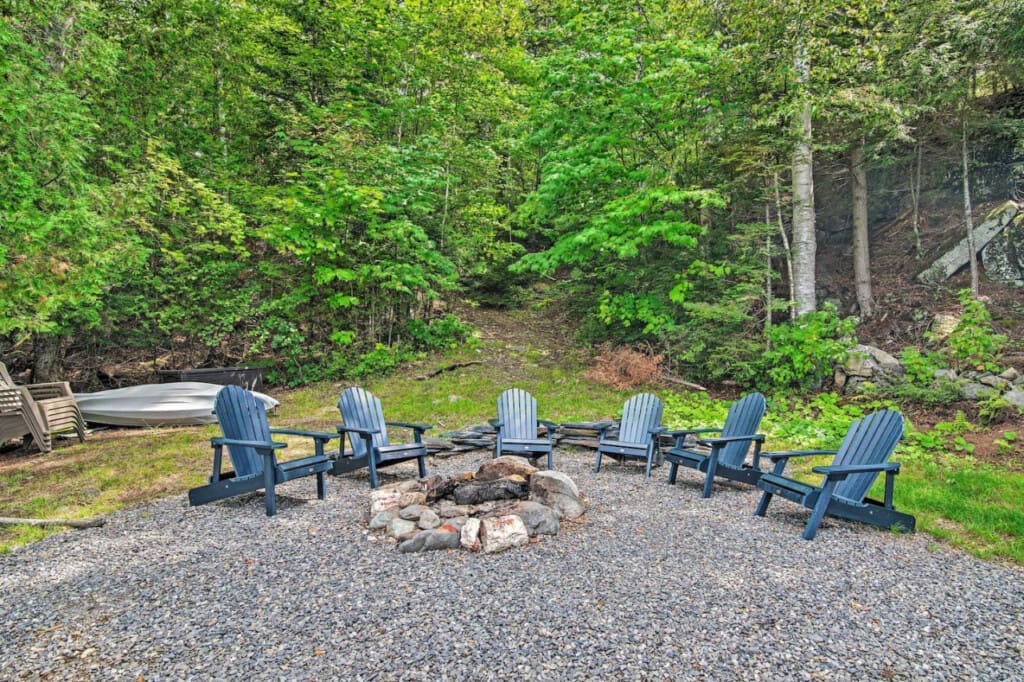 Woodland Warmth: Where Fireside Comfort Meets Nature's Majesty