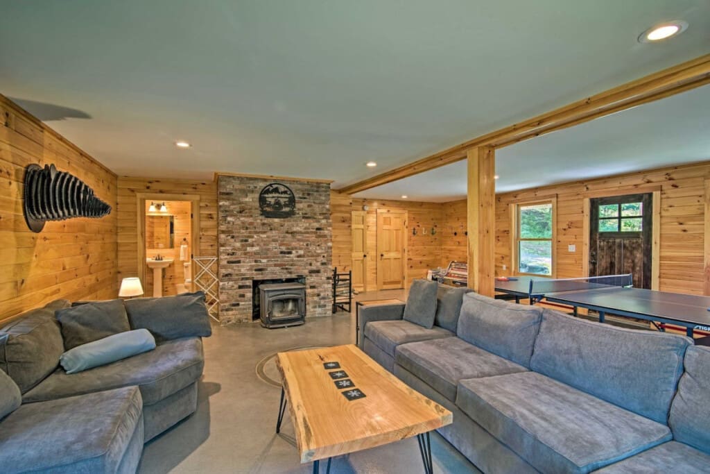 Warmth and Welcome: Where the Living Room Fireplace Creates a Cozy Atmosphere.