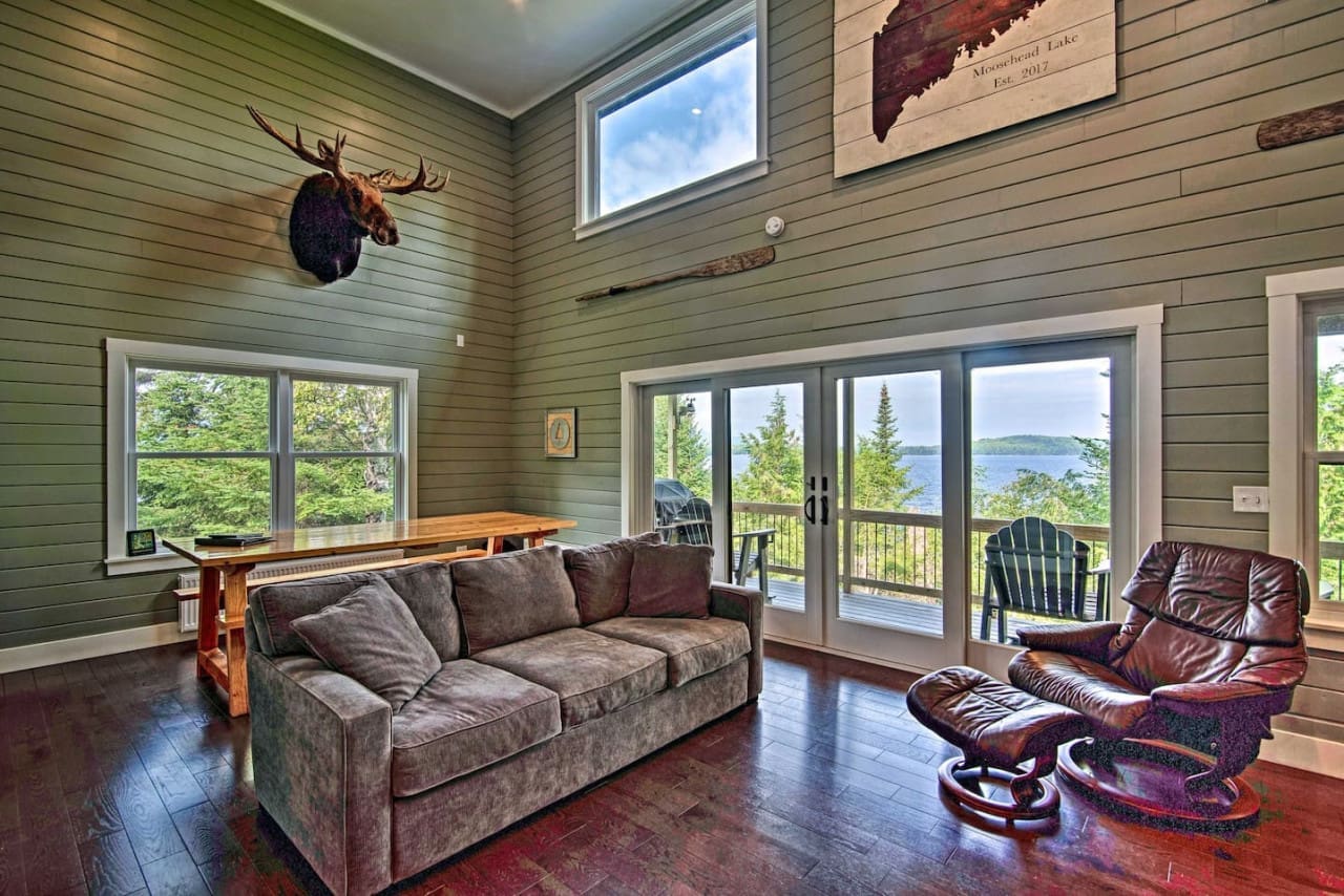 Transparent Tranquility: Where the Living Room Beckons with Outdoor Splendor