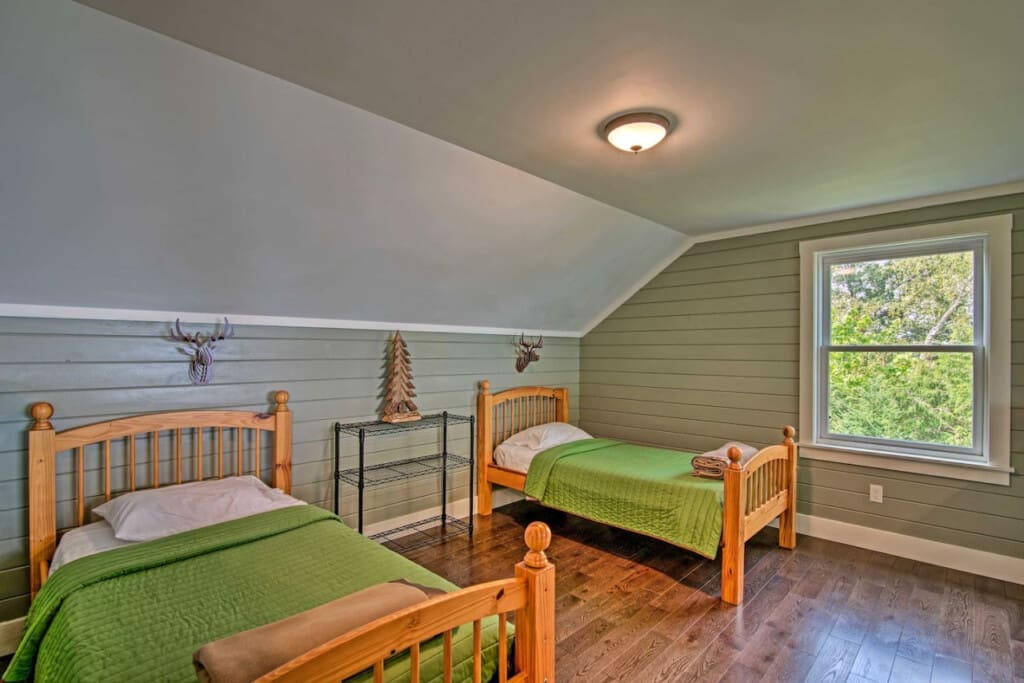 Duo Delight: Where Twin Beds Promise Sweet Dreams in Tandem.