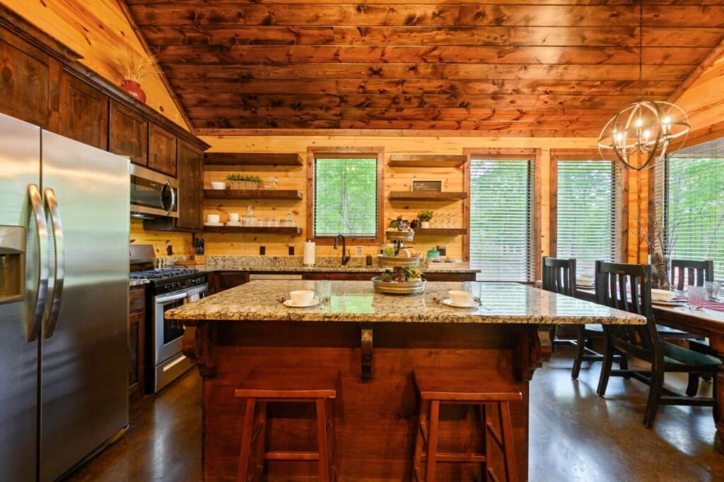 Where every meal is seasoned with cabin tranquility