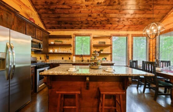 Where every meal is seasoned with cabin tranquility
