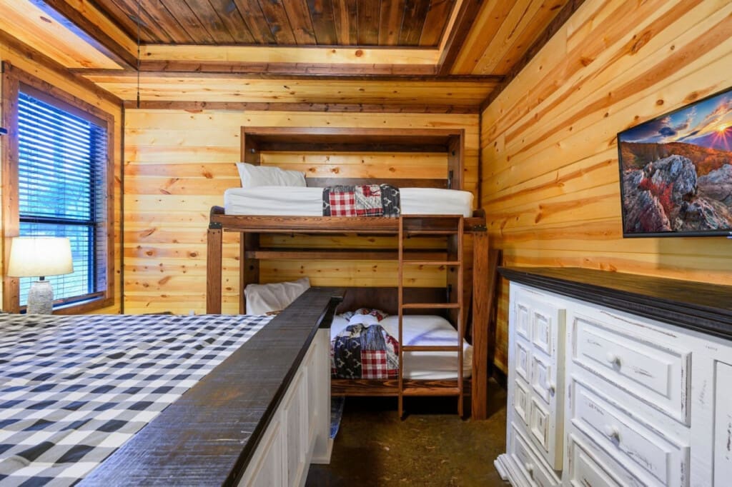 Dreams above and below in our cabin hideaway
