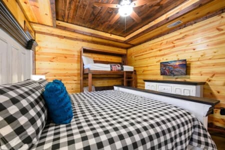 Embracing the beauty of cabin life from our bedroom retreat