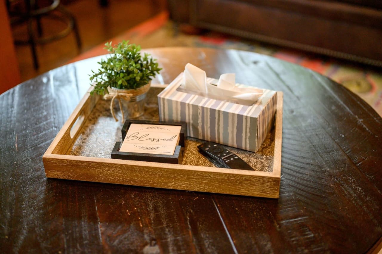 Simplicity speaks volumes in our table setting