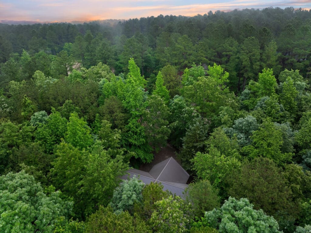 Nestled among trees, where peace finds its home. ud83cudf33