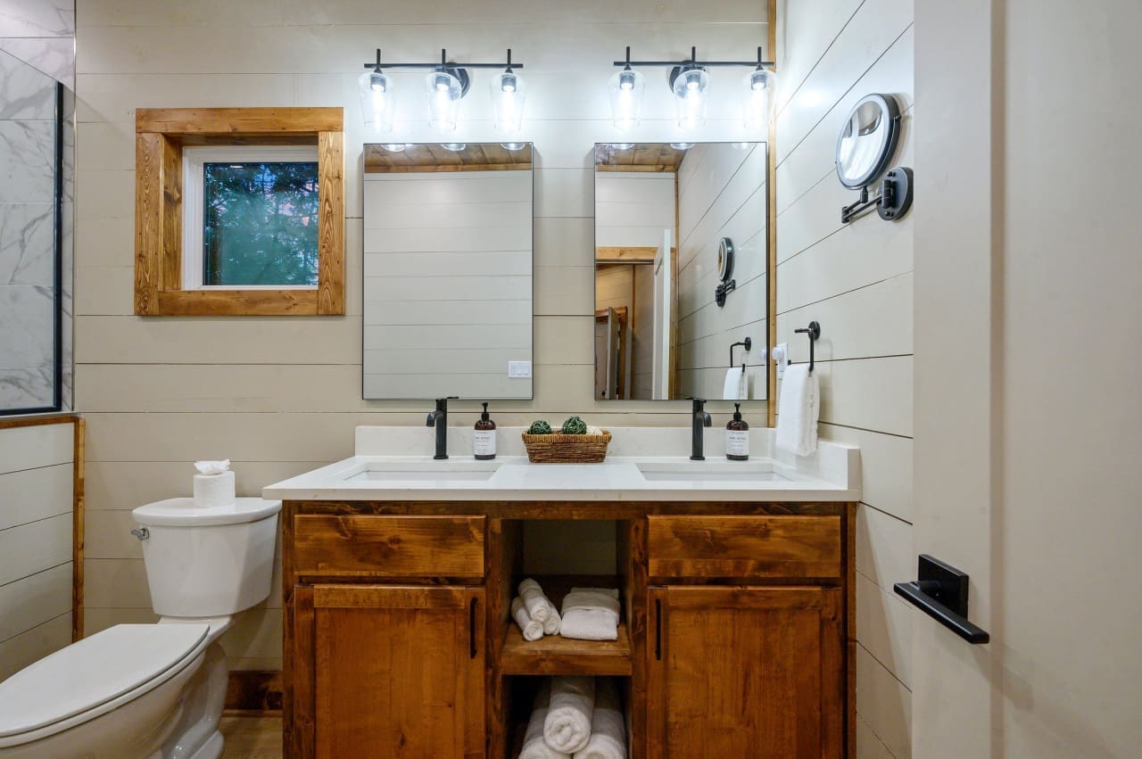 Streamline your daily routine with the elegance and practicality of our double bathroom sink.