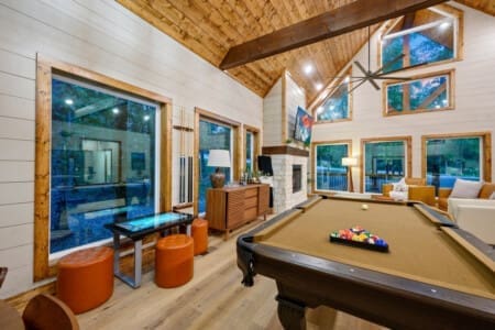 Rack 'em up and let the games begin—our pool table is the centerpiece of fun and friendly competition.