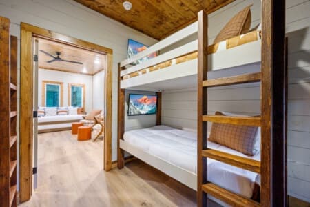 Create a playful and cozy retreat with our bunk bed, where dreams and adventures come to life.