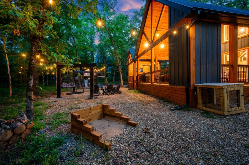 Enjoy the great outdoors with our cabin’s charming exterior—where every view is a breathtaking escape.