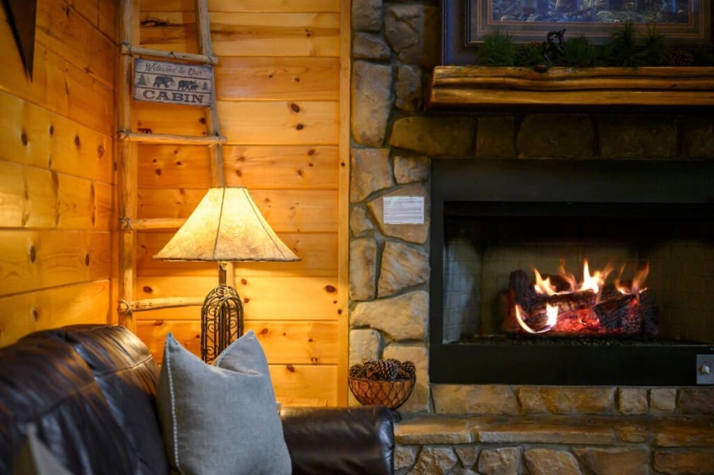 Cozy up by the fire and let the warmth of our fireplace melt away the day.