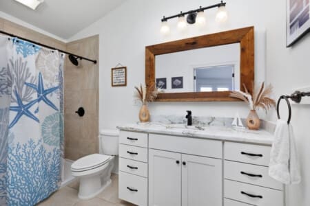 Private Haven: Find solace and peace in our serene bedroom.