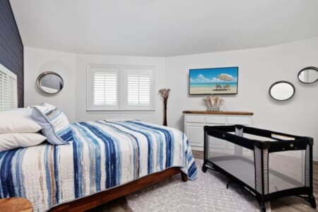 Private Haven: Find solace and peace in our serene bedroom.