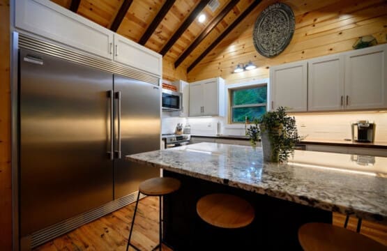 Sleek and modern—your kitchen's stylish centerpiece.