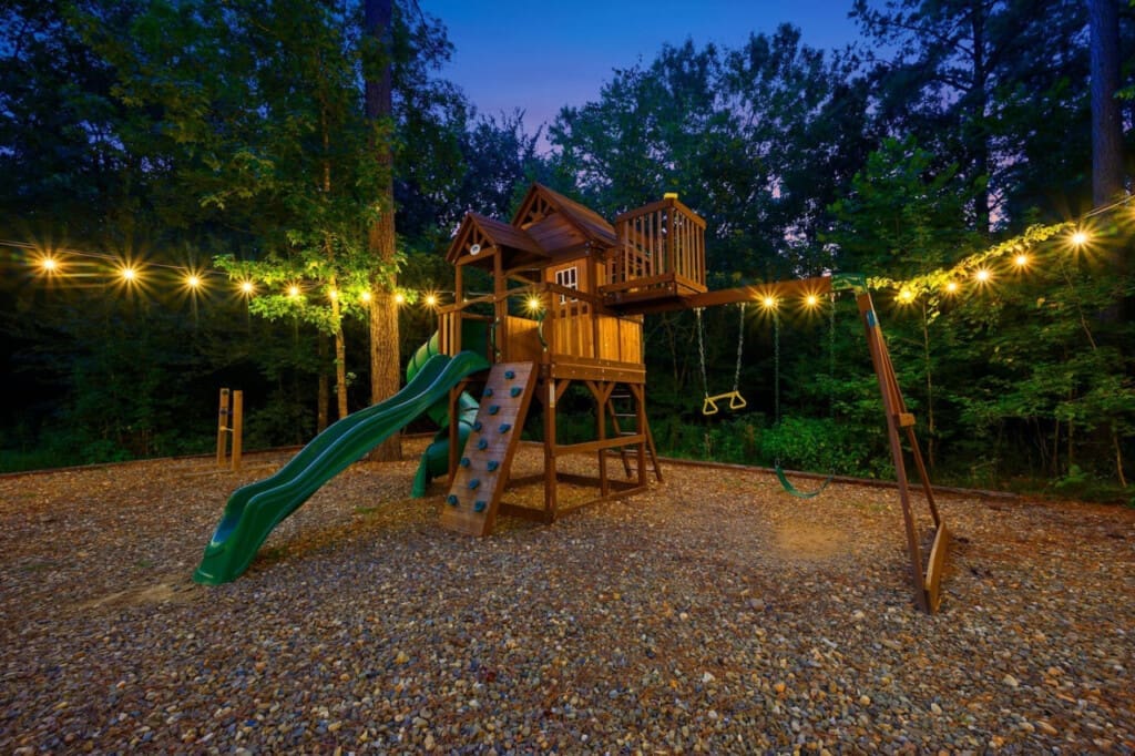 From playful slides to soaring swings, our playground is a world of fun!