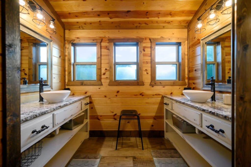 Double the luxury with a washroom built for two, offering space and style for effortless mornings and relaxing evenings.