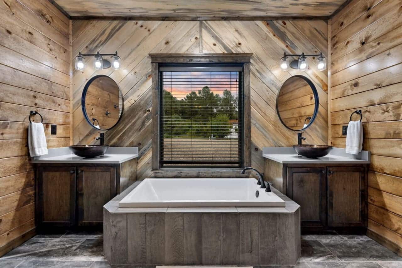 Bathing bliss: where bubbles and serenity collide.