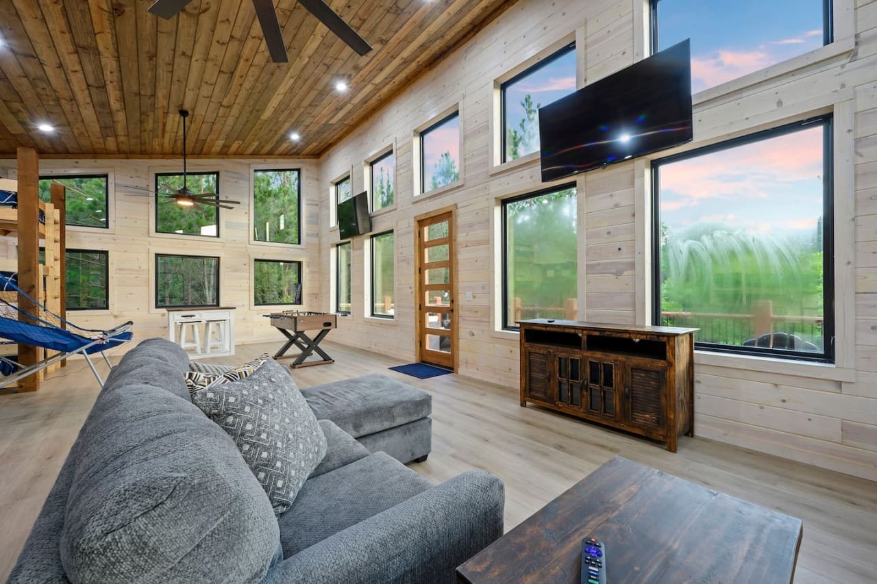 A daily dose of tranquility right from our living room!