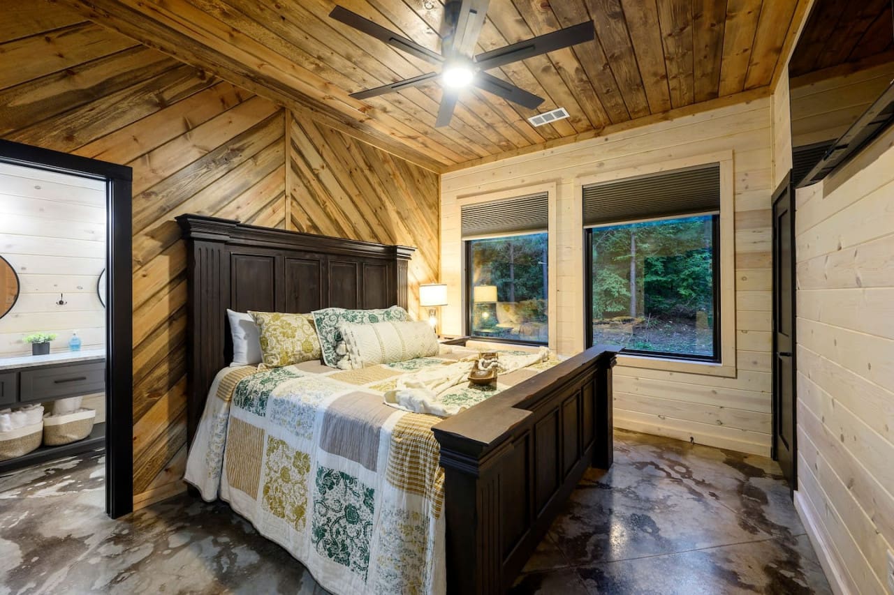 The perfect blend of comfort and style—our ceiling fan adds that finishing touch!