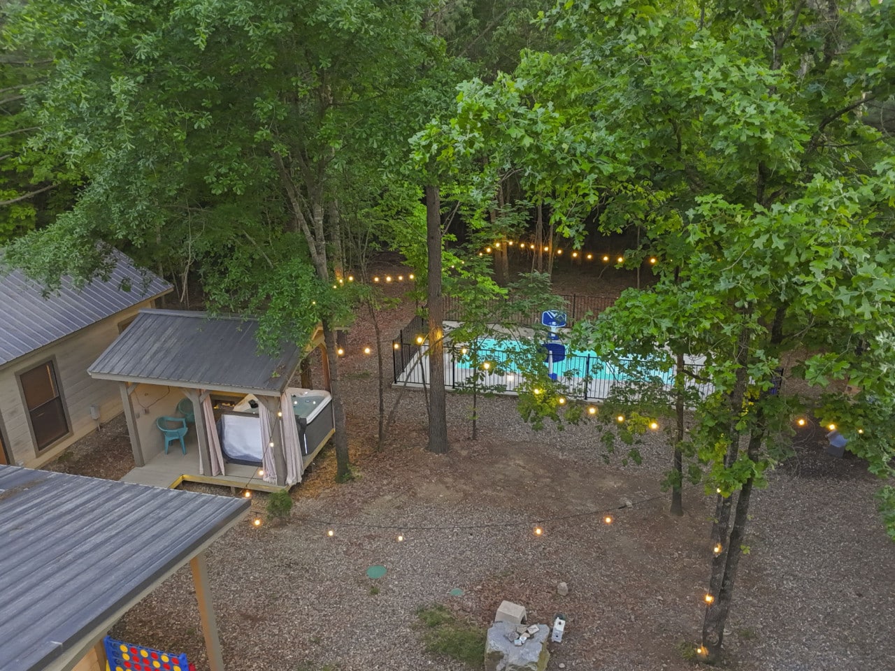 Relax and enjoy the peaceful forest surroundings from every angle.
