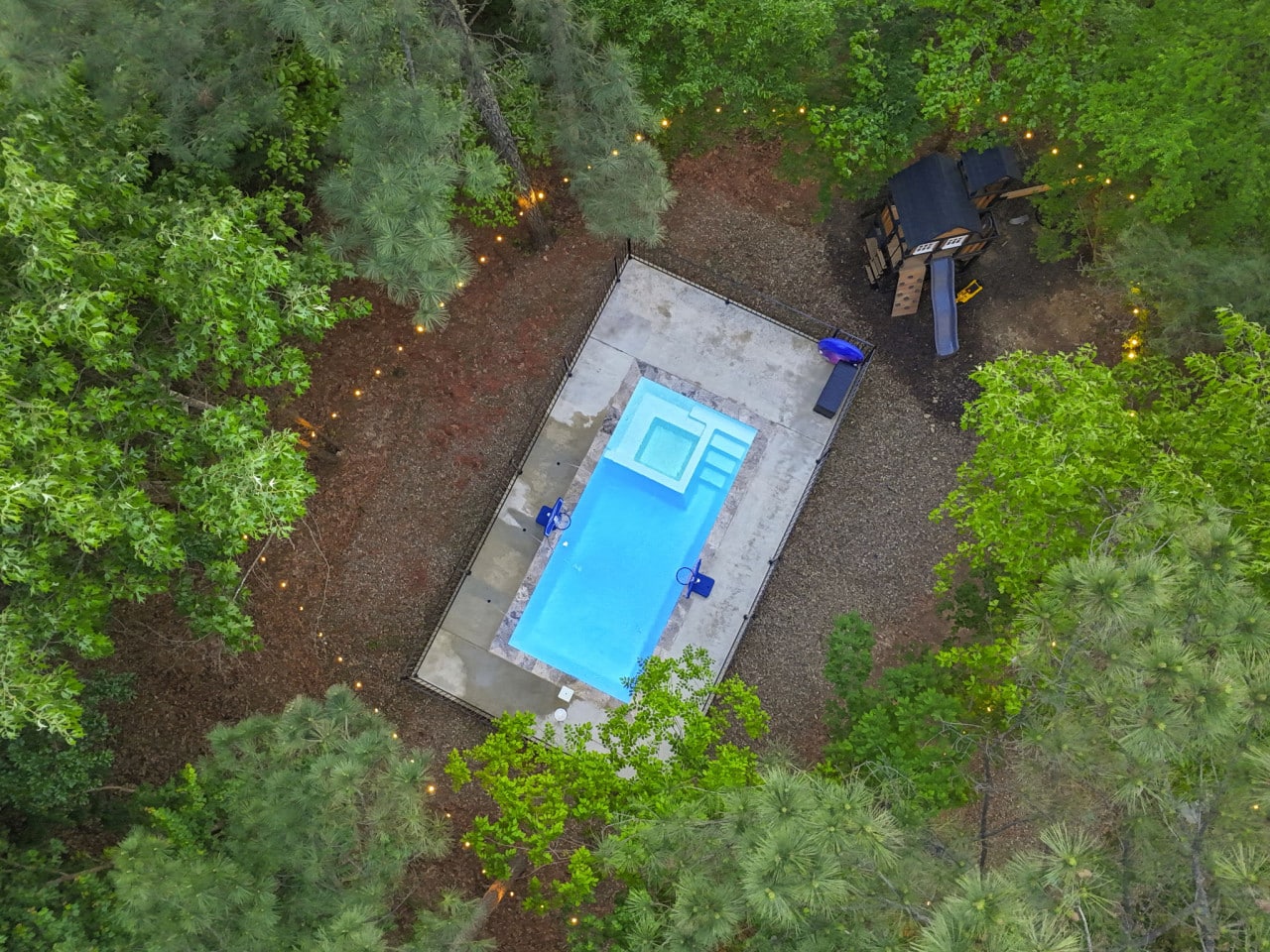 Go for a refreshing swim in your very own private swimming pool.