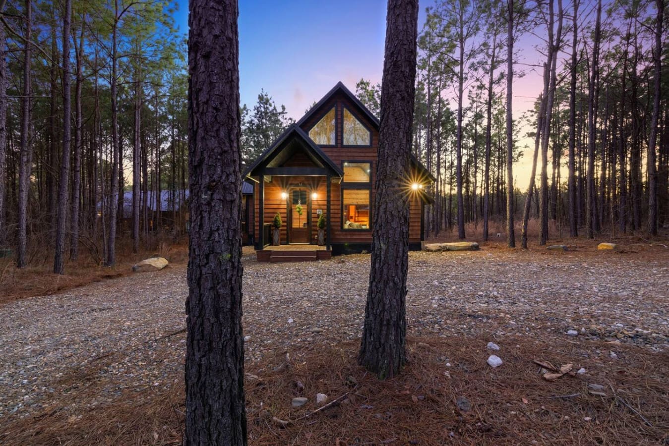Nestled in nature, a perfect hideaway.