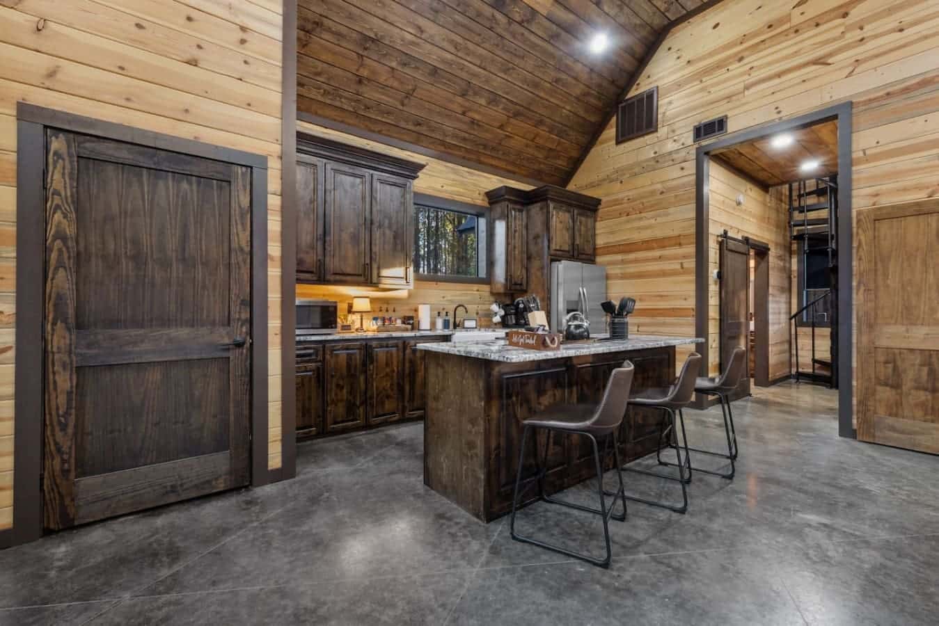 The heart of the cabin, where delicious moments happen.