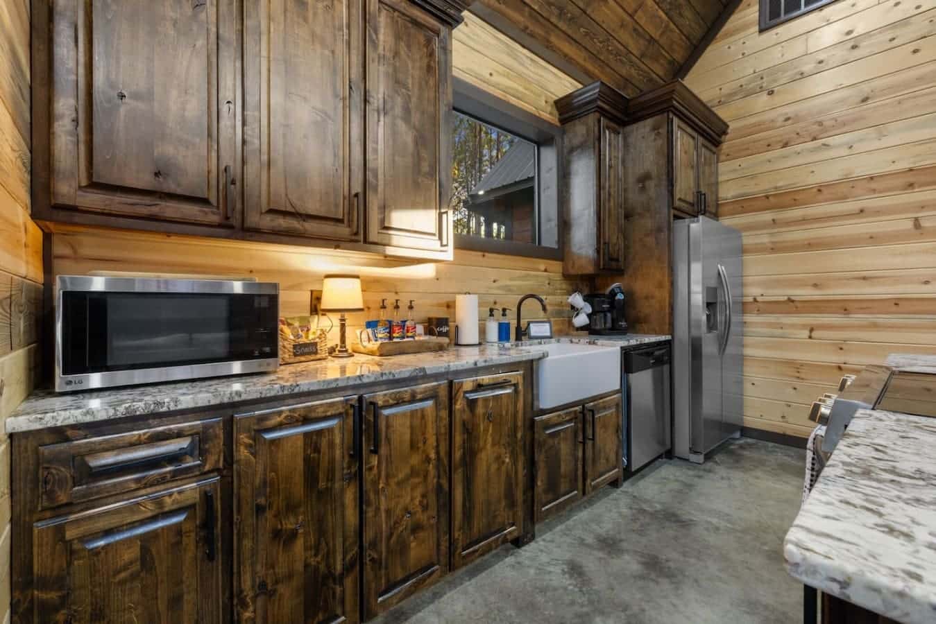 Whisking up memories in a cabin kitchen.