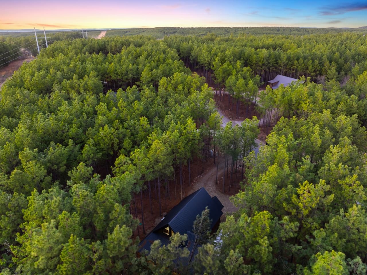 Where the woods whisper and the cabin welcomes.