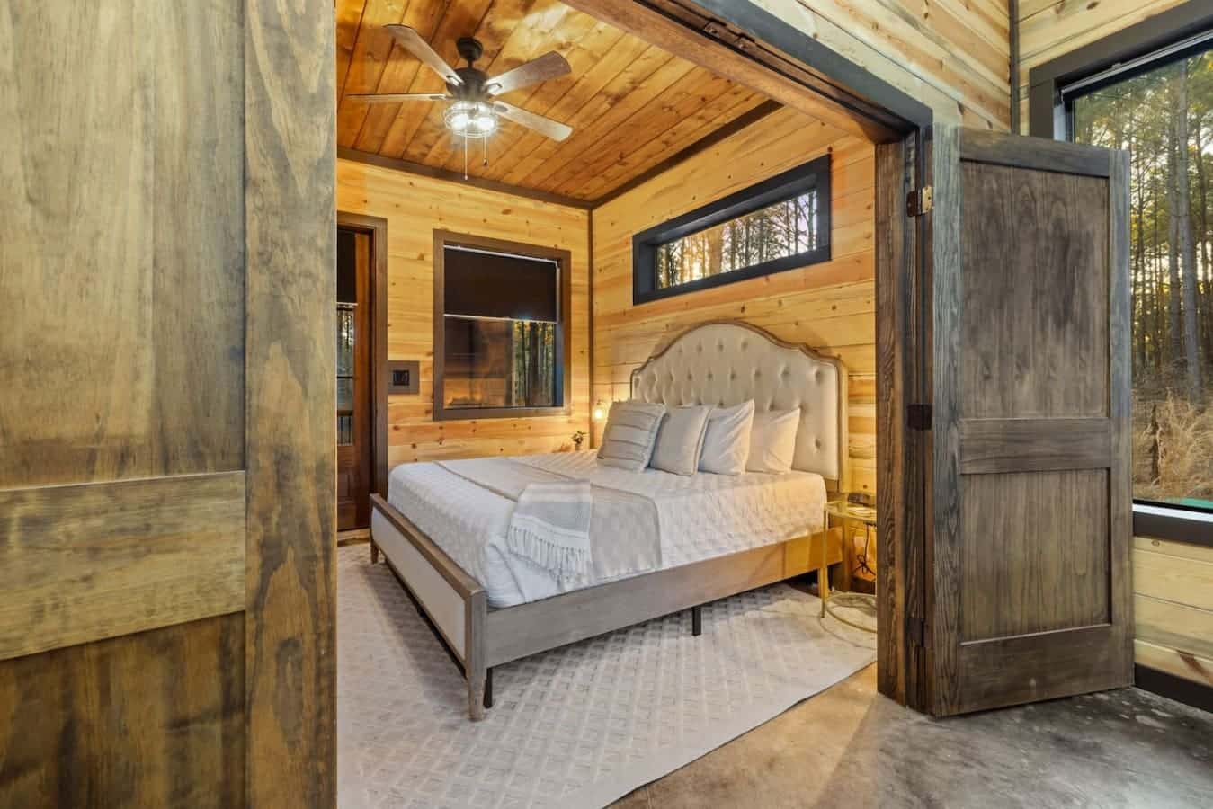 Where the outdoors greet you as you drift to sleep.