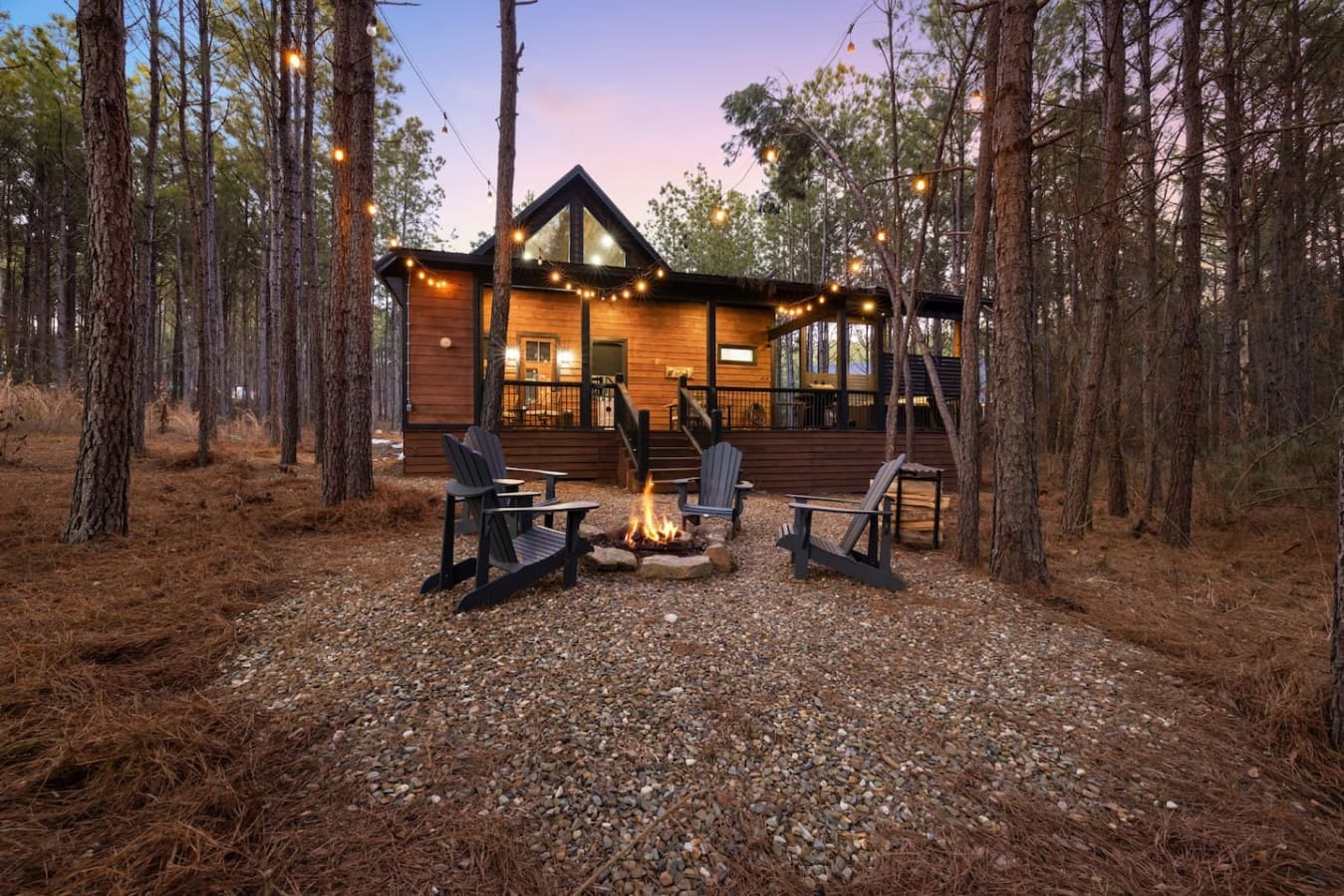 A peaceful retreat where the trees are the only neighbors.