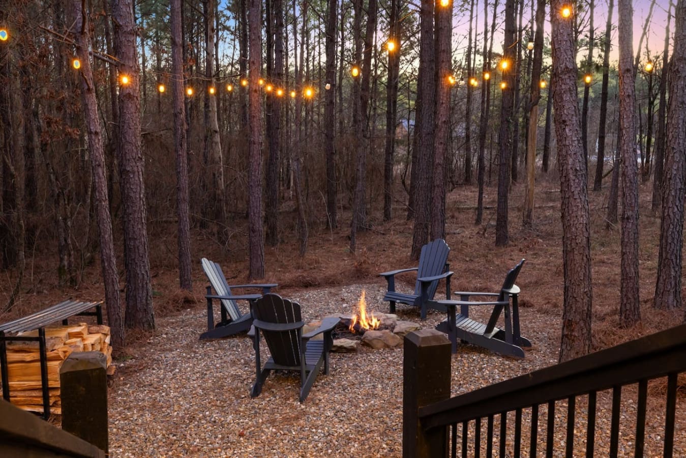 Gather 'round the fire and let the wilderness work its magic.