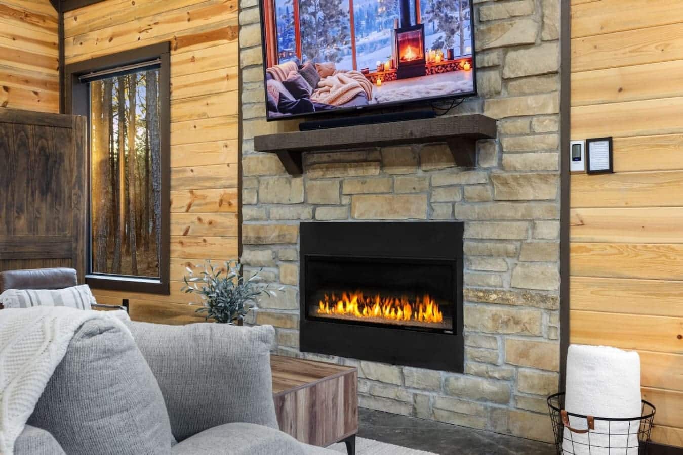 Nature outside, entertainment inside.