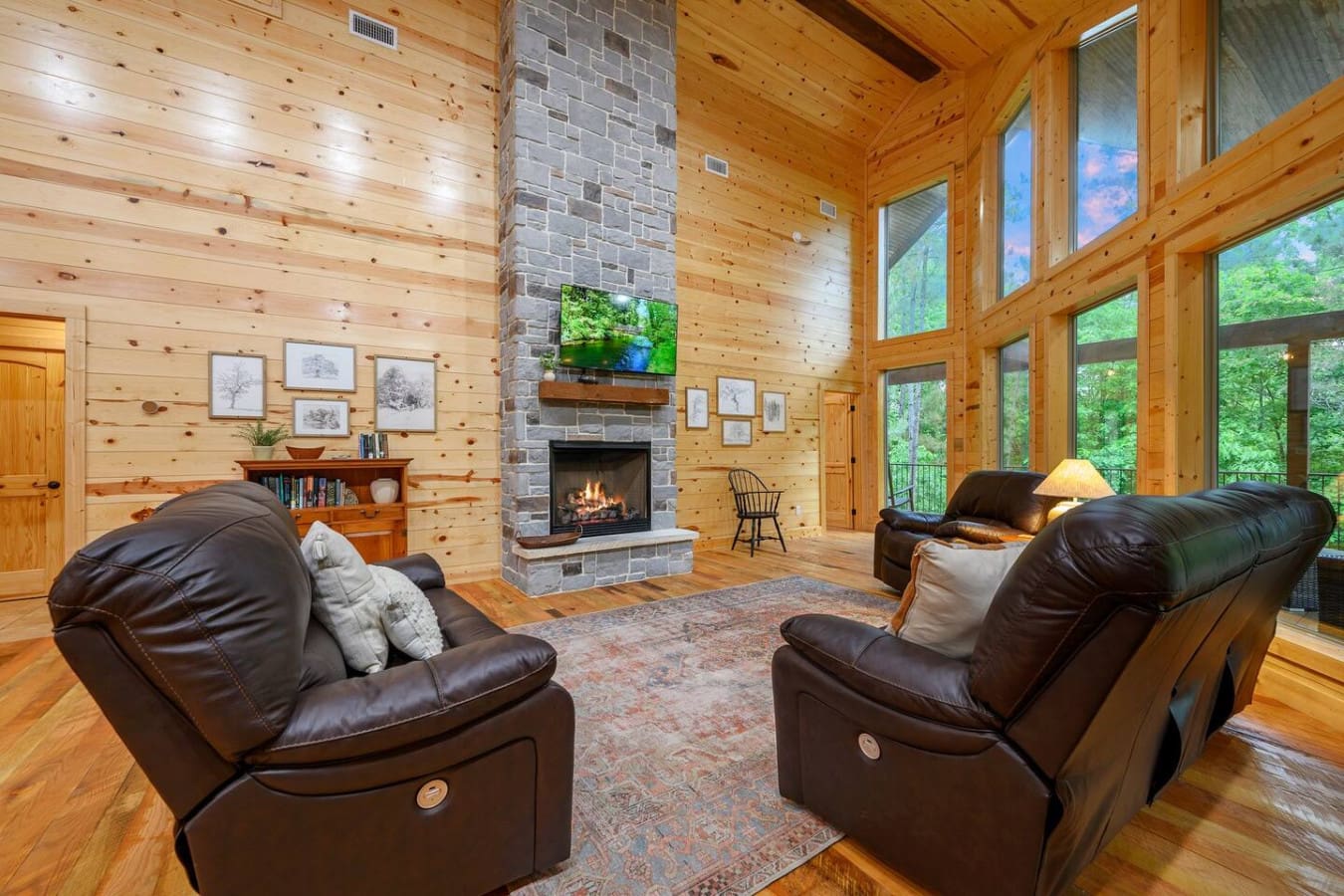 Fireside chats never felt cozier.