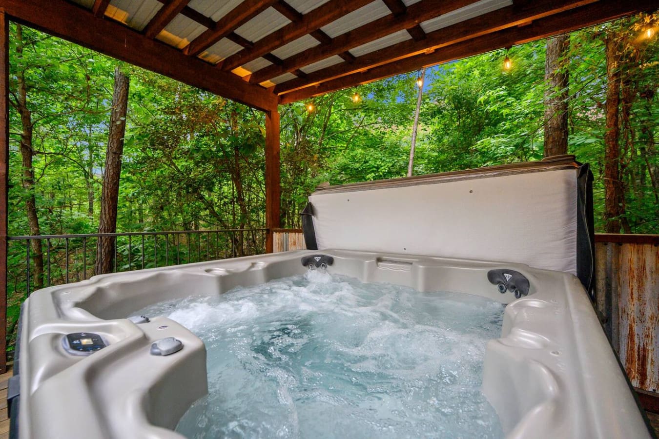 Your private spa with a view.