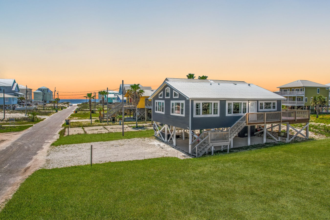 Golden hour at our Fort Morgan home away from home.