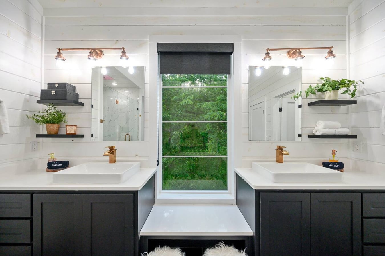 Mornings feel lighter with forest views and double the charm