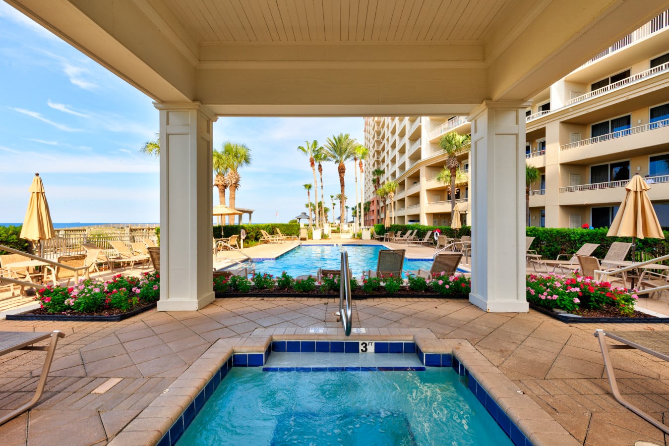 The perfect place to cool off after the beach.