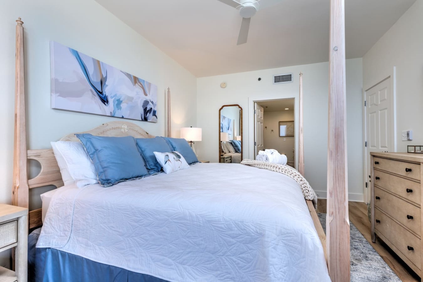Recharge in style after a day in the sun.
