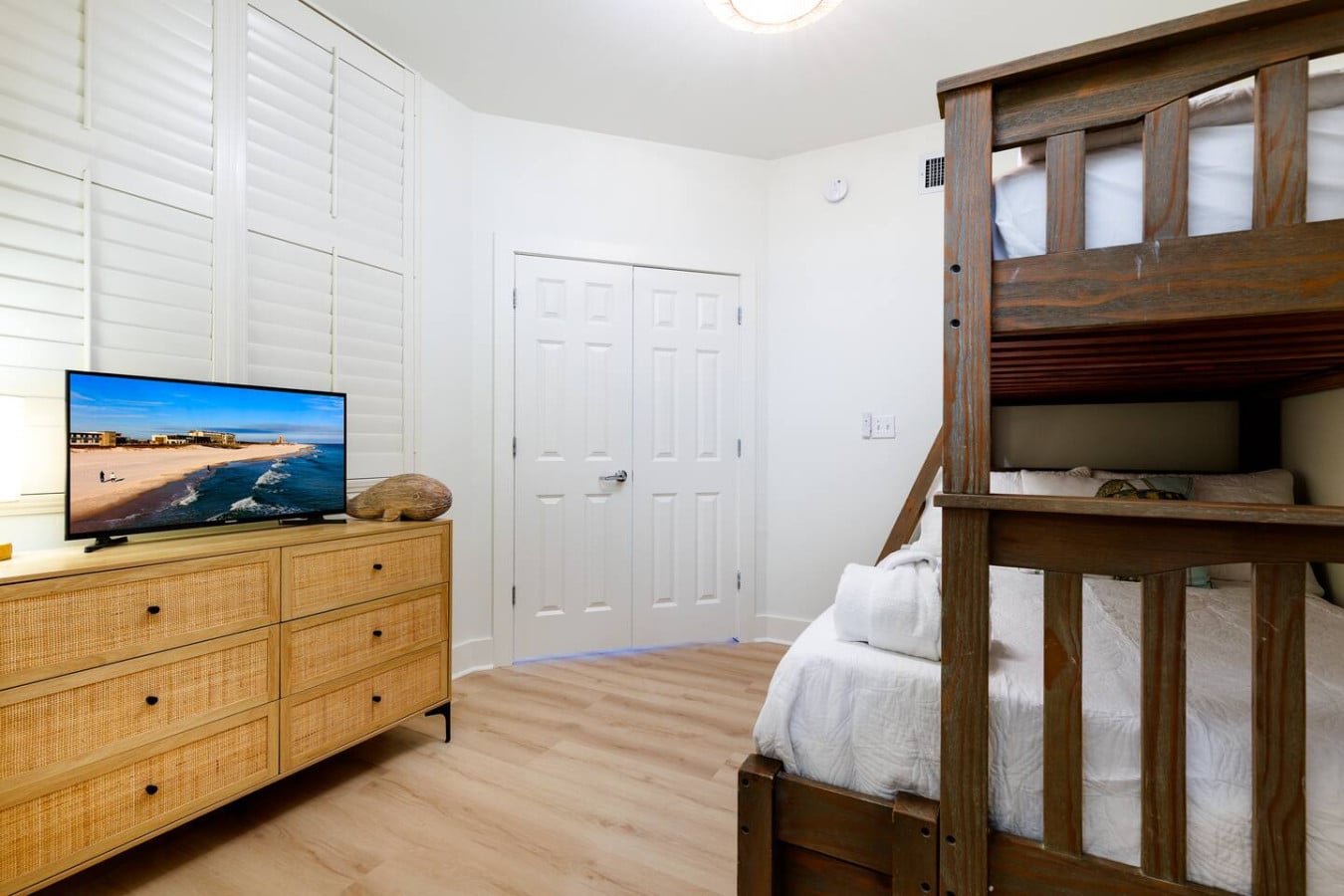 Sleepover style with coastal charm.
