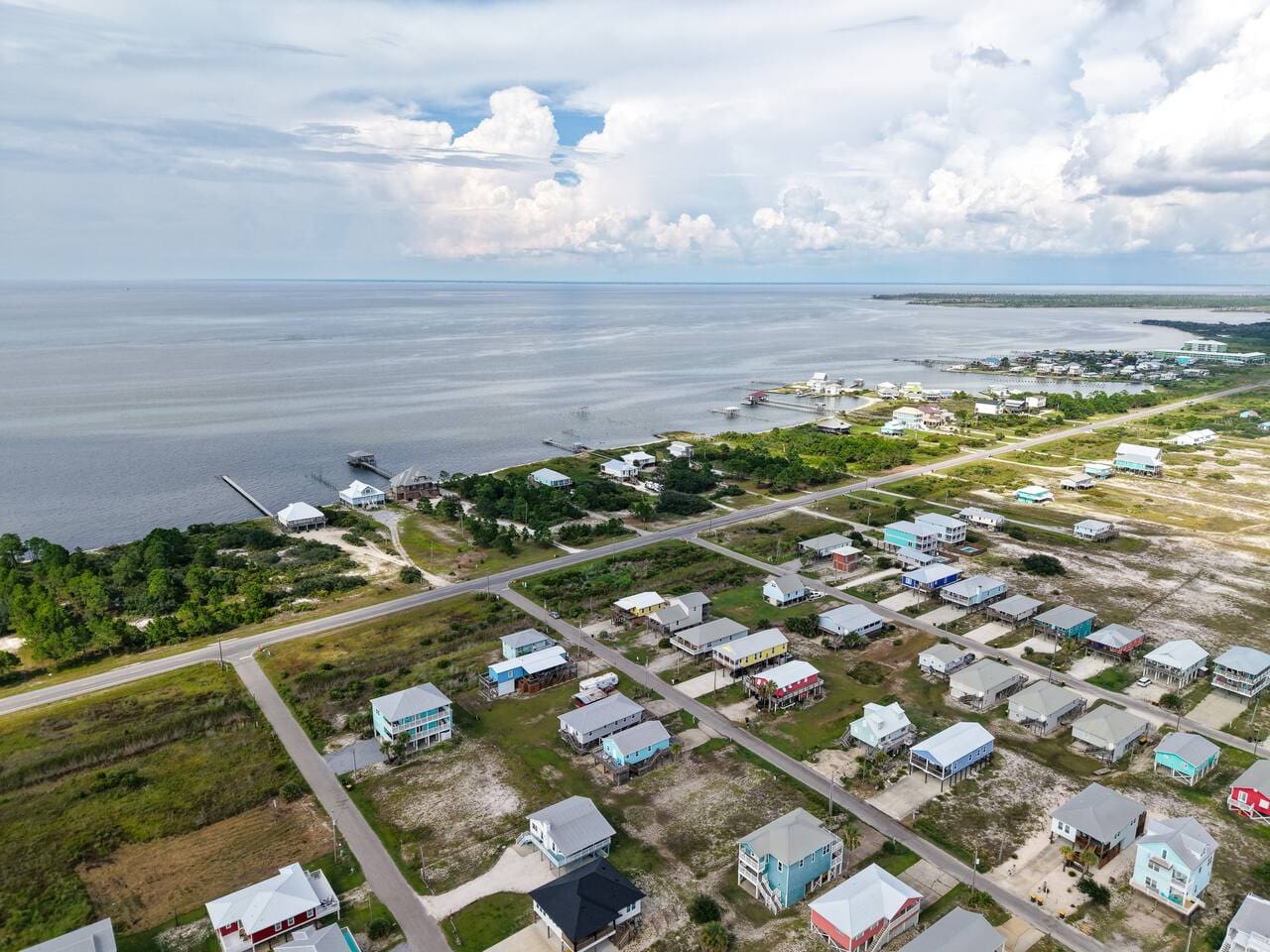 A stunning overhead view of your private coastal retreat.